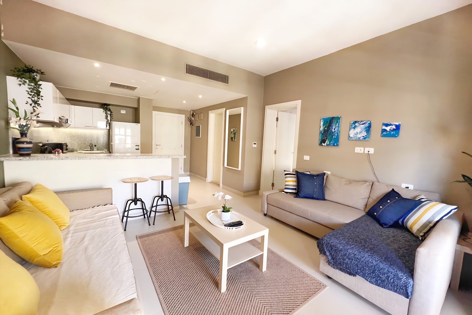 AbuTig Marina, 1BR Apt, Back View.