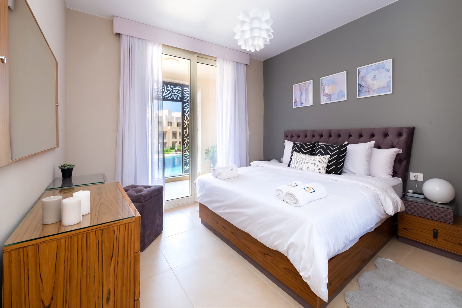 Mangroovy, 2BR Apt, Pool View & Beach Access.