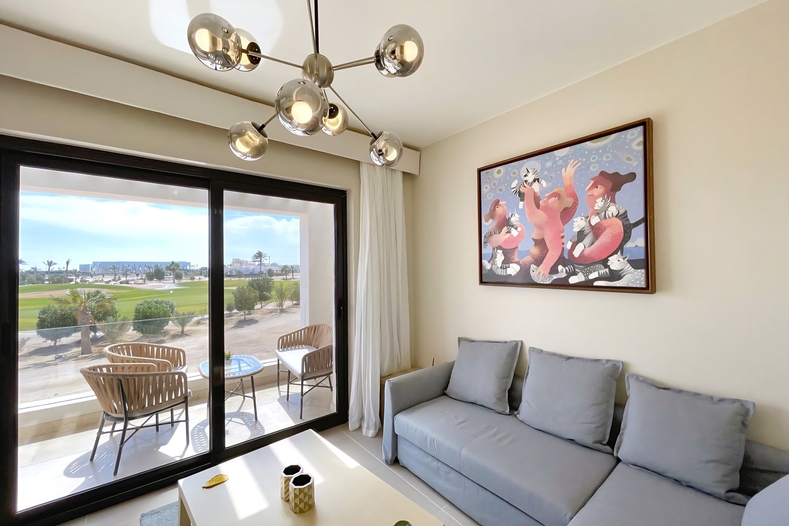 Cyan, 1BR Apt, Golf View, Pool & Lagoon access.