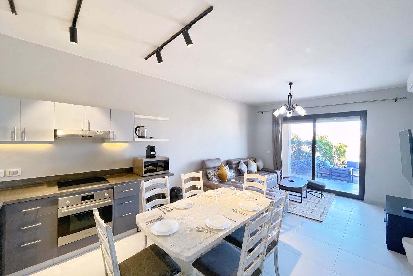 Cyan, 2BR Apt, Pool & Lagoon view.