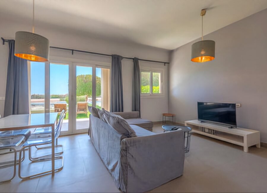 Waterside, 2BR Apt, Lagoon and Pool view.