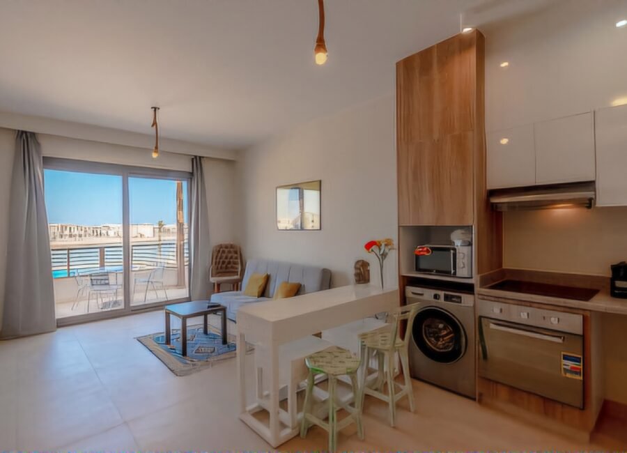 Shedwan, 1BR Apt, Pool & Lagoon View